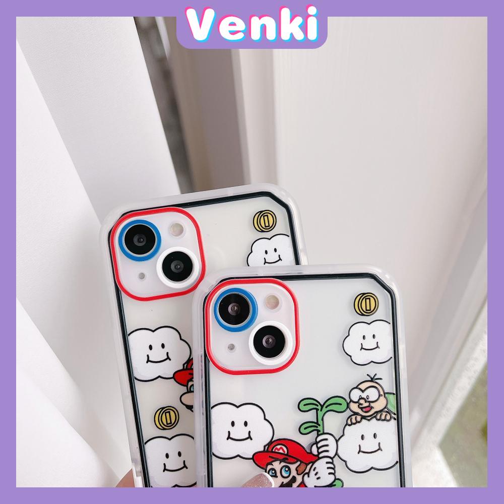 iPhone Case Acrylic Invisible Folding Stand Silicone Soft Case Airbag Shockproof Camera Cover Cartoon Cute Compatible For iPhone 11 Pro Max 13 Pro Max 12 Pro Max 7Plus xr XS Max