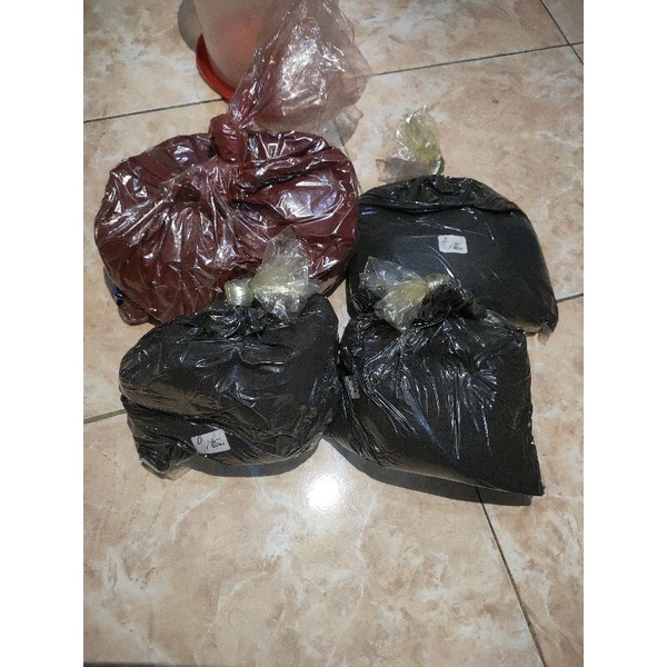 celep wantex pewarna untuk jaring rumpon senar warna hitam dan merah ati