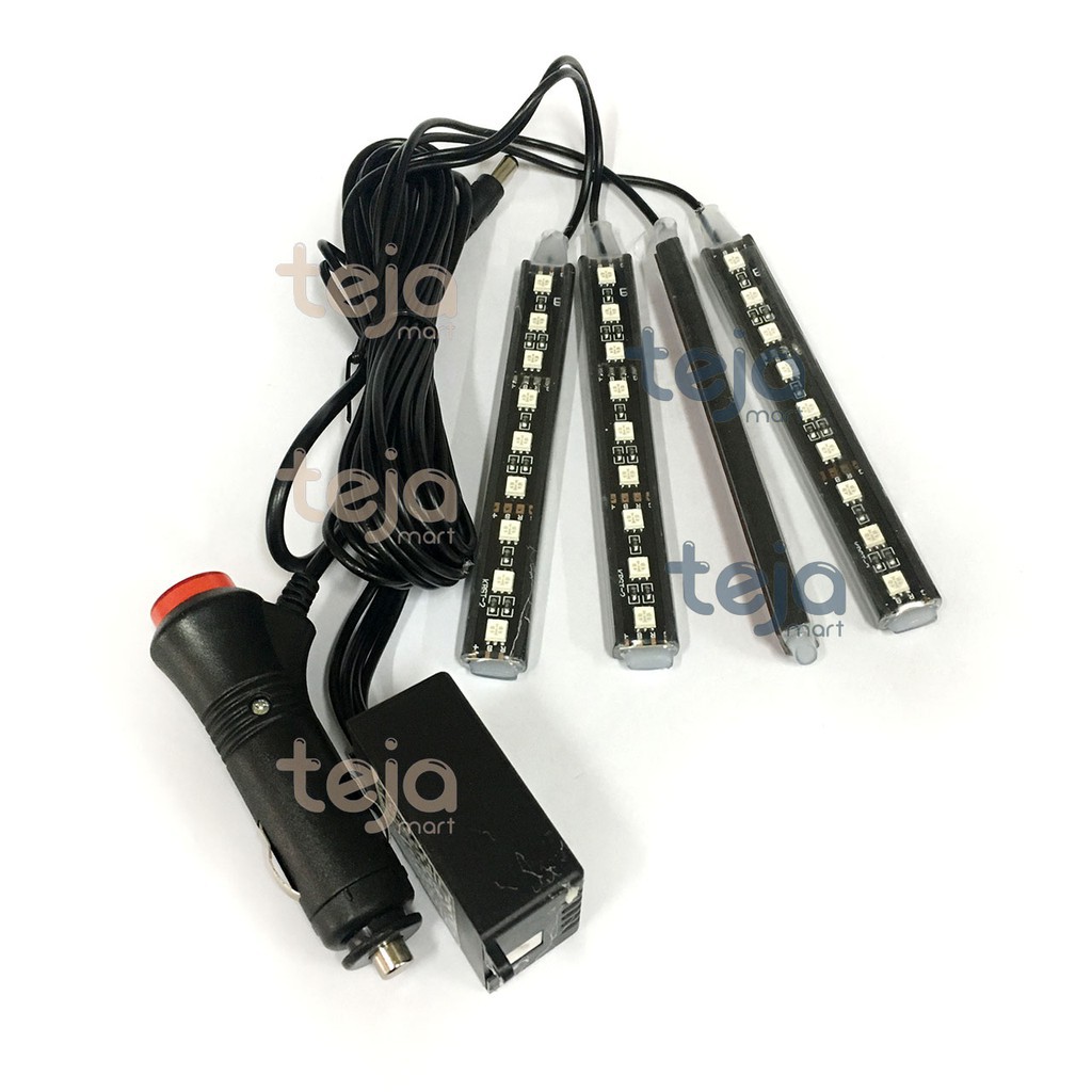 LAMPU LED LAMP RGB ATMOSPHERE APP ANDROID KOLONG DASHBOARD KABIN MOBIL VARIASI MOTOR - LAMPU MOBIL -