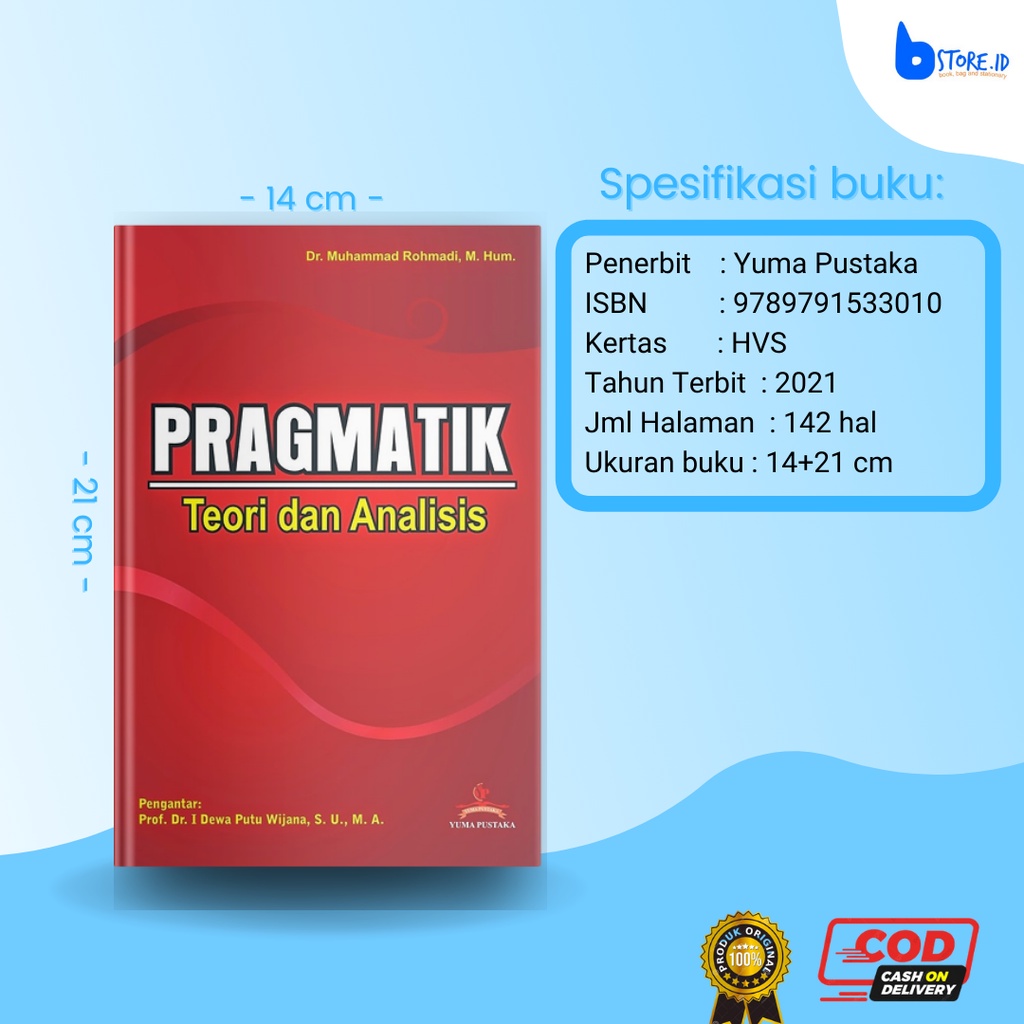 Jual PRAGMATIK: TEORI DAN ANALISIS, M Rohmadi | Shopee Indonesia