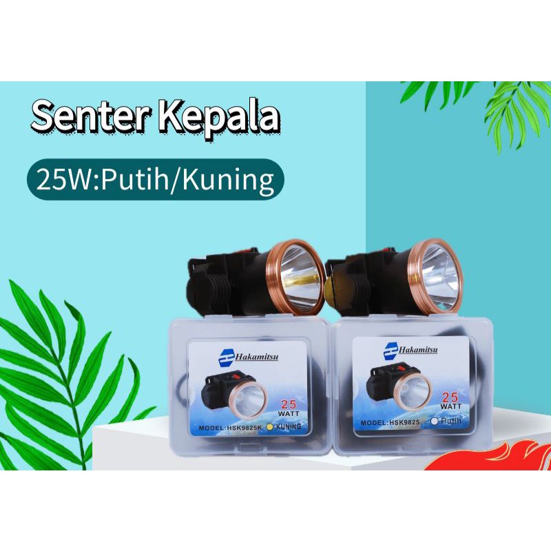 Senter Kepala H25 - Headlamp LITHIUM H25 - Senter Super Terang