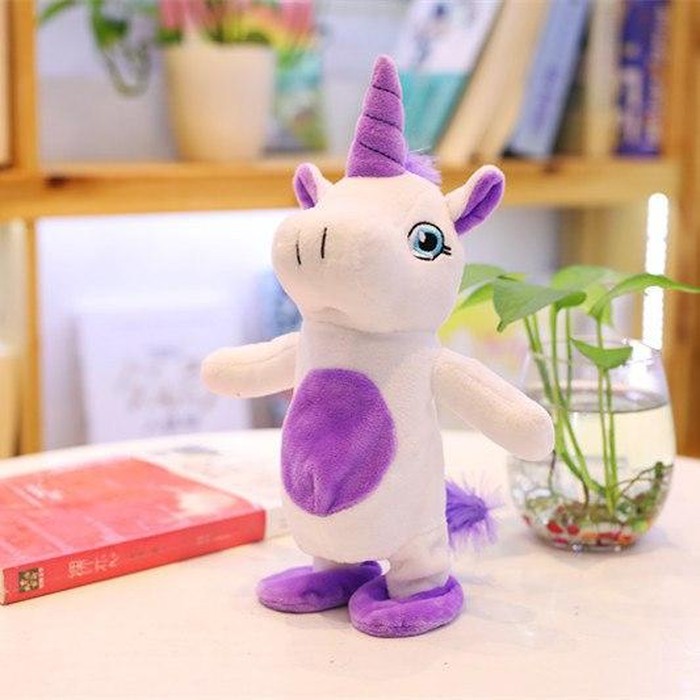 talking unicorn toy