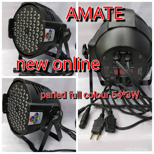 PARLED AMATE 4line full color RGB 54x3w