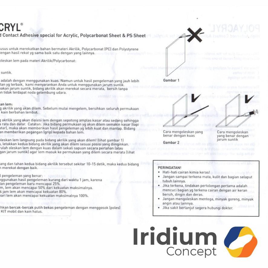 

Promo !! Lem akrilik Polyacryl 30 ml Acrylic glue Polyacrylic [KODE BARANG 46]