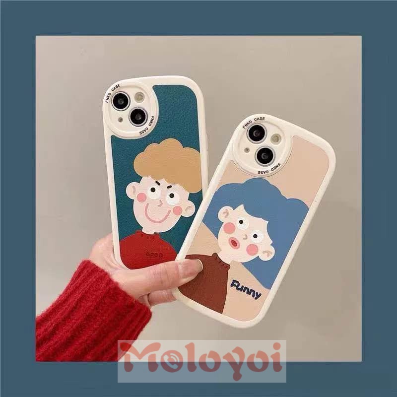 Soft Case Pelindung Lensa Bahan Silikon TPU Motif Kartun Untuk iPhone 11 7 8 Plus XR X 13 11 12 Pro MAX XS MAX 8 Plus 7 Plus SE 2020