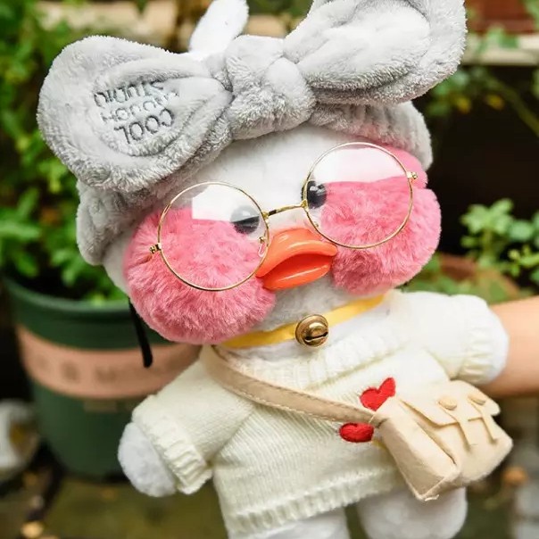 MOMBABY1 Kado boneka anak Lalafanfan fanfanchu / Boneka bebek lalafanfan