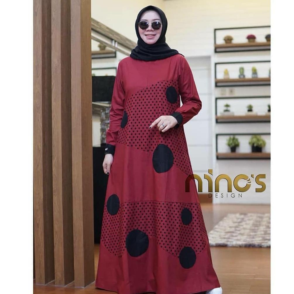 Onde Dress Baju Gamis Wanita Muslimah Terbaru 2021 Gamis Muslimah Trendy Gamis Katun Termurah