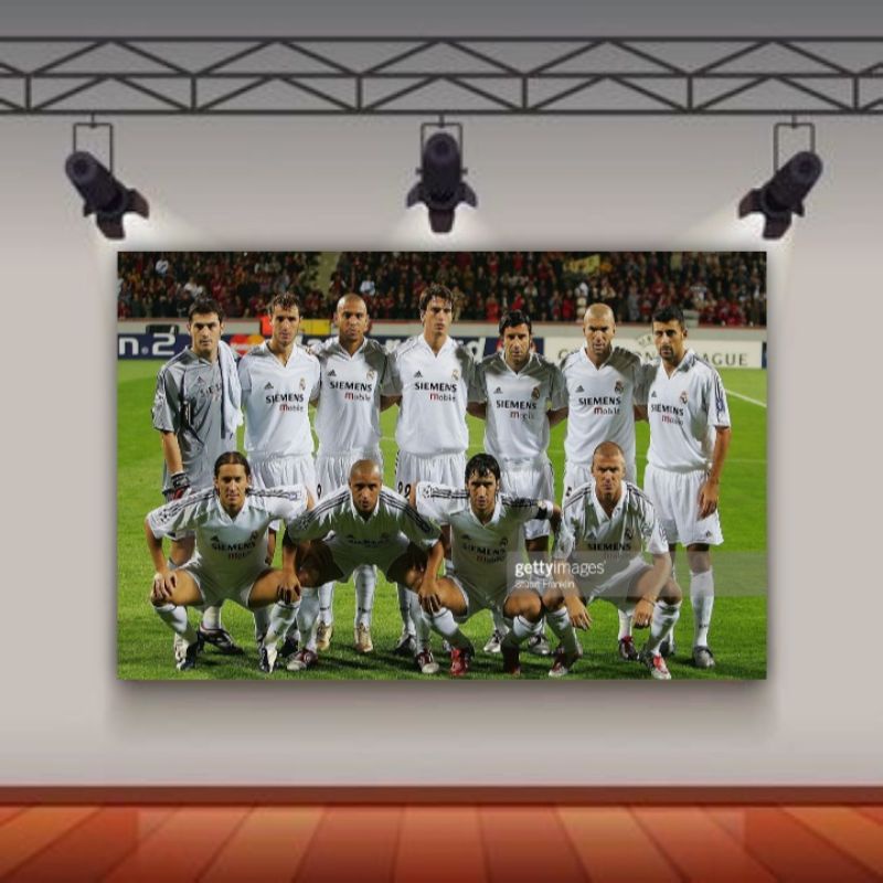 Poster dinding real madrid 2004-2005