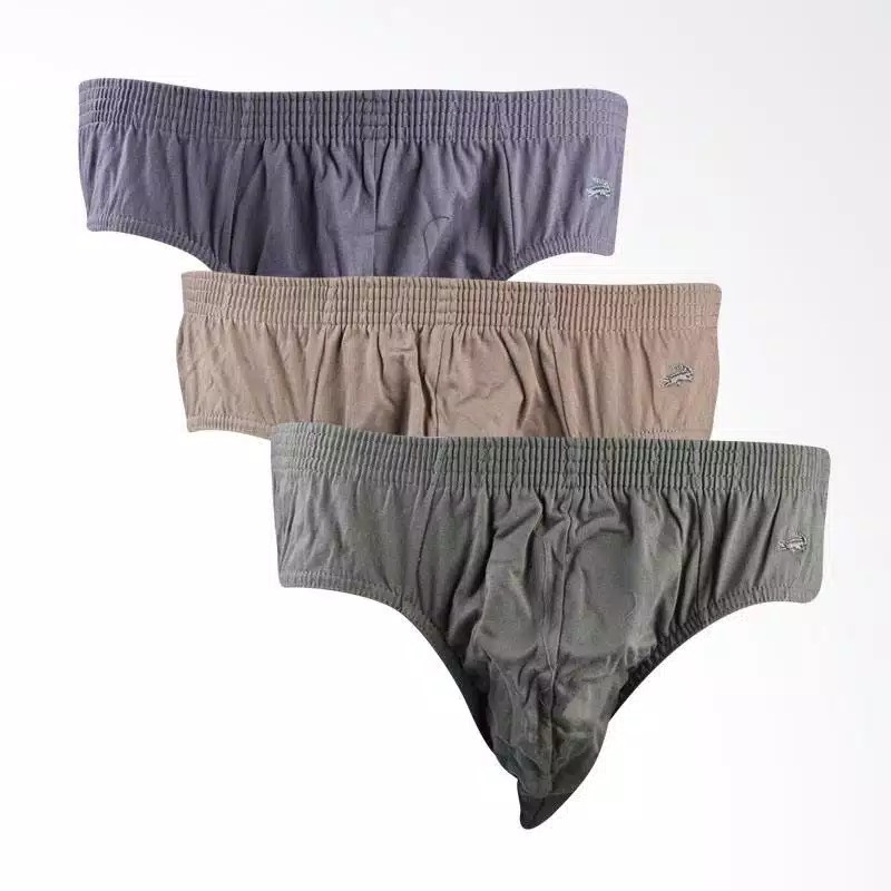 Pakaian Celana Dalam / CD Pria Cowok Dewasa Katun Lembut Serap Keringat Crocodile 242 Sempak Kolor