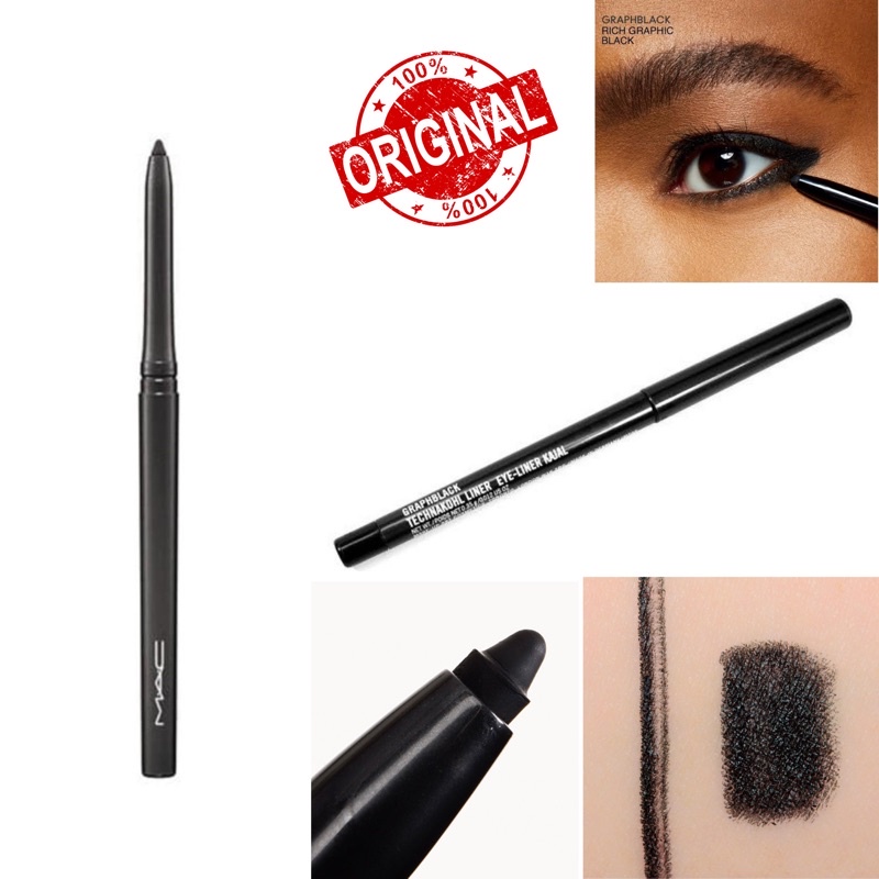 MAC Eyeliner Kajal Technakohl Graphblack Liner Mechanical Pencil Mechanic ORIGINAL 100%
