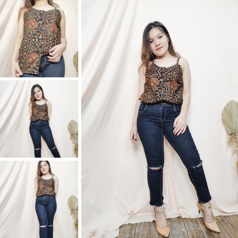 SB Collection Tanktop Batik Riri Atasan Casual Wanita All Size