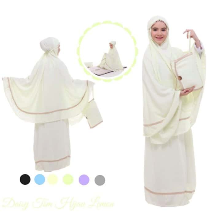 mukena anak katun rayon polos