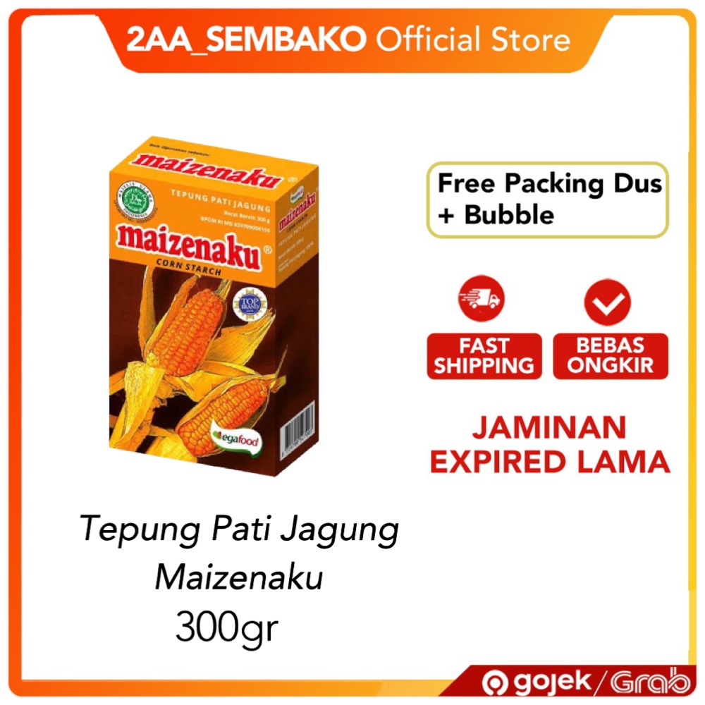 

Maizenaku Tepung Maizena 300Gr Maizena Tepung Pati Jagung Corn Starch MAIZENA 300 Gram