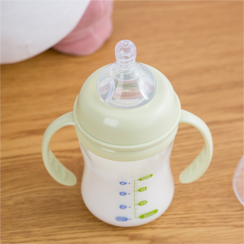 Pigeon Baby Puting Pupici Wide Neck Baby Nipple Pacifier Bottle Perlengkapan Bayi