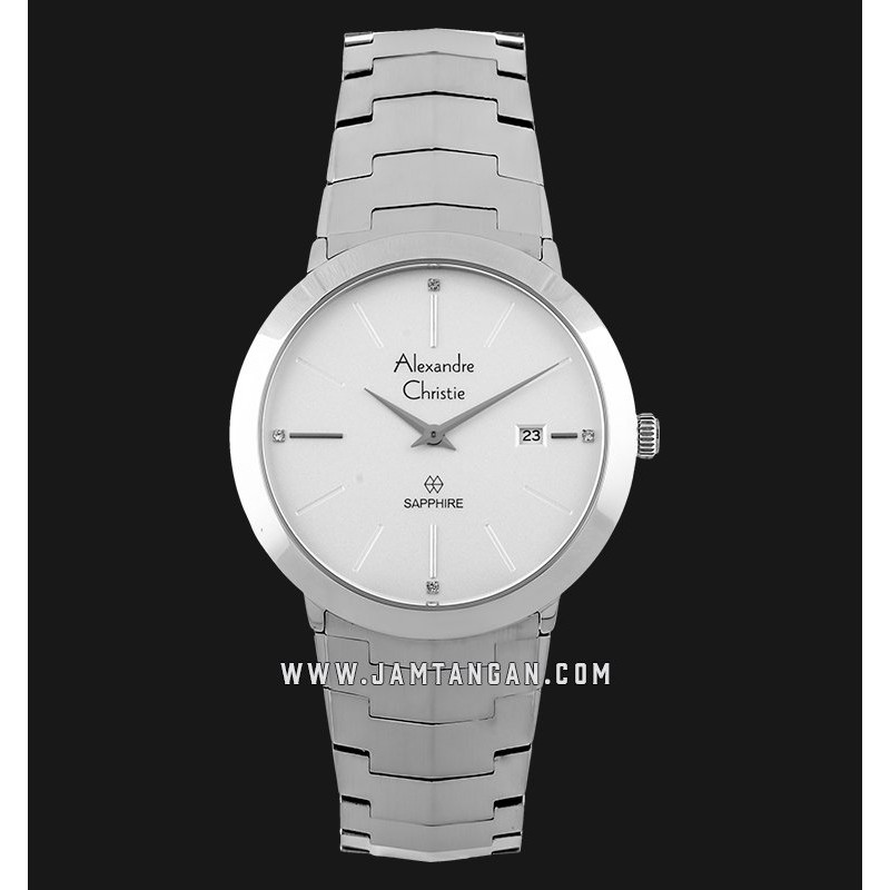 Alexandre Christie AC 8568 MD BSSSL Ladies Silver Dial Stainless Steel