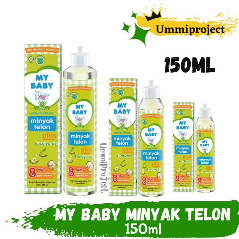 My Baby Minyak Telon Plus 150ml Mybaby Minyak Telon 150ml
