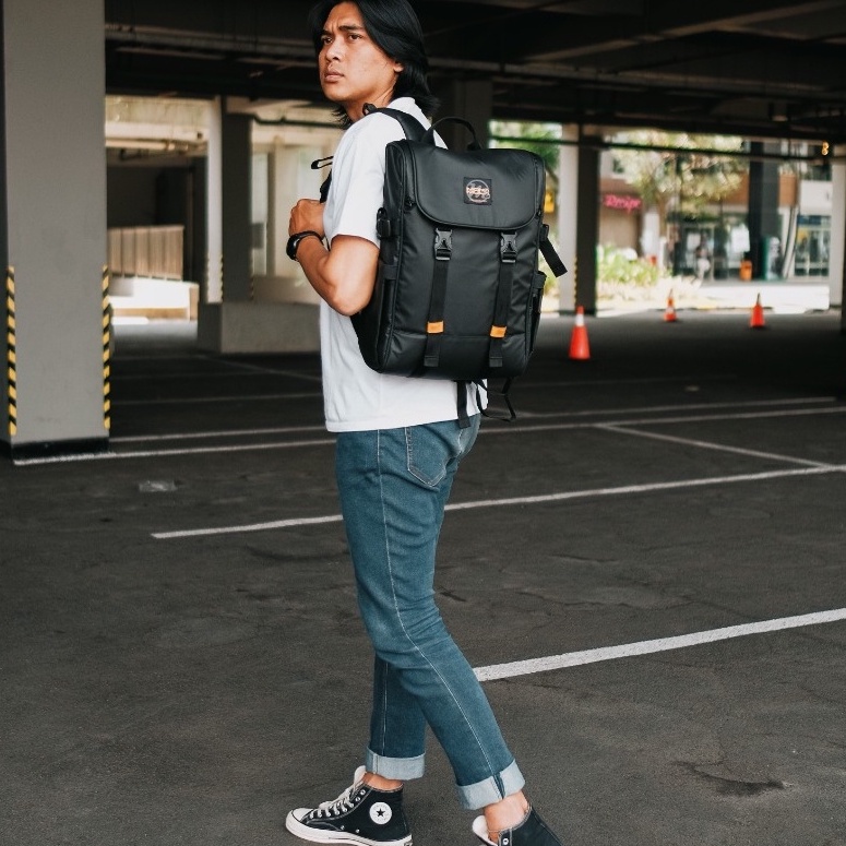 Backpack Pria Waterproof Original Muat Laptop 15,6 Inch - Genus Pro2 Mokamula