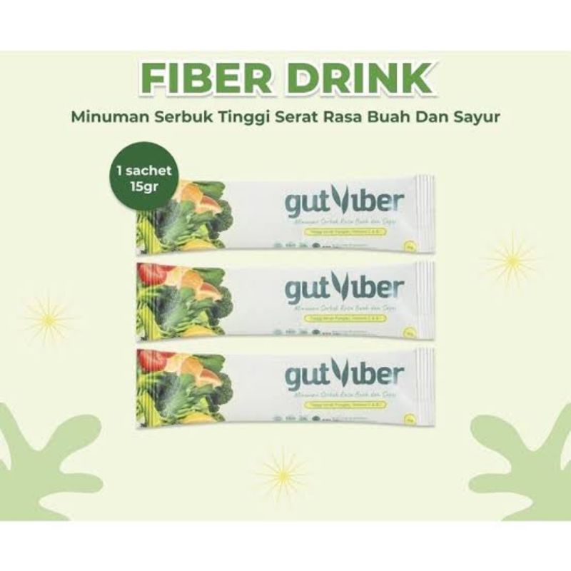 GutViber - Minuman Serat / Fiber Drink / Slim / Immune / Healthy