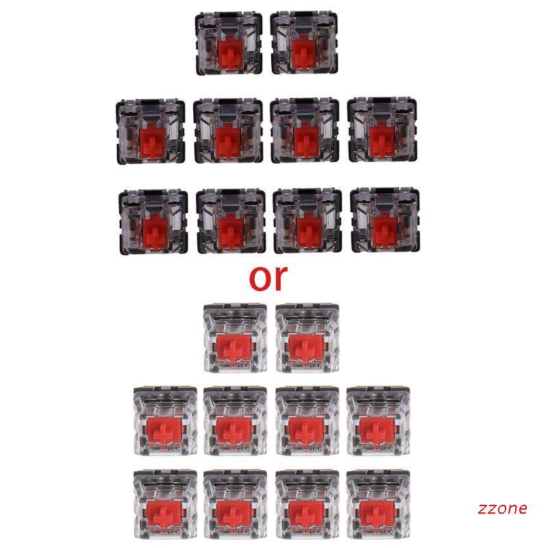 zzz 10Pcs 3 Pin Mechanical Keyboard Switch RED for Cherry MX Keyboard Tester Kit