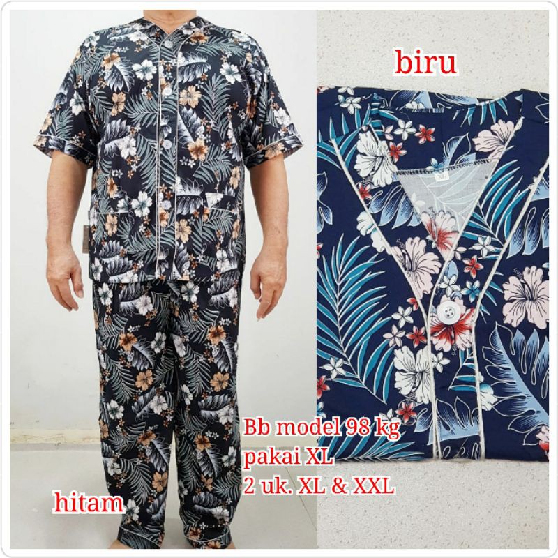 Cp piyama jumbo floral XL 1477 n XXL 1475