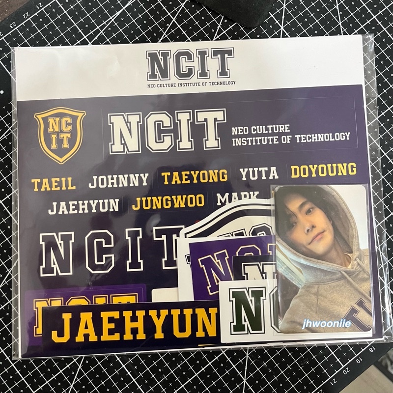 MD NCT127 removable laptop deco sticker set jaehyun ncit
