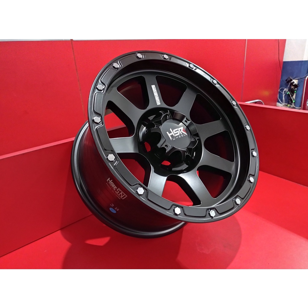 Velg Mobil Offroad Ring 15 Baut 6x139,7 Untuk Fortuner Hilux Double Pajero Ford H1 Murah