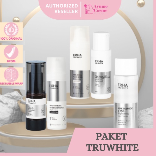 AYUME || PAKET HEMAT ERHA TRUWHITE | SKINCARE MENCERAHKAN | TRUWHITE VIT C SERUM | TRUWHITE DAY CREA