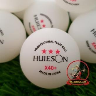 TERBAIK 50 Pcs Bola Pingpong Tenis Meja HUIESON X40+ [PUTIH]
