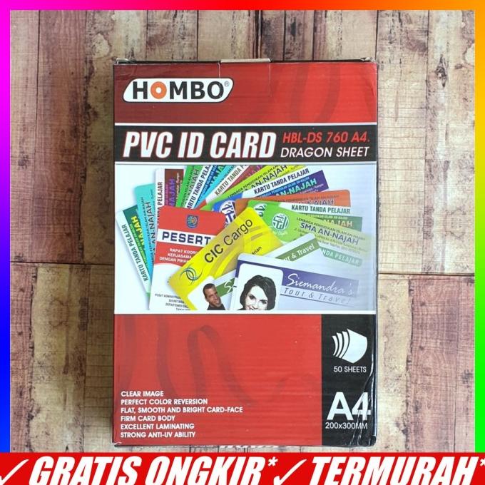 

Kertas PVC Bahan ID Card Instan - White Putih
