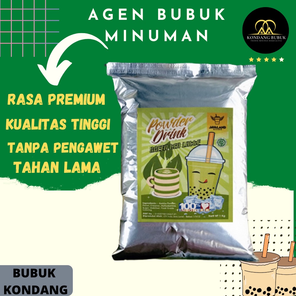 

BUBUK MINUMAN PREMIUM RASA GRENTEA LATE