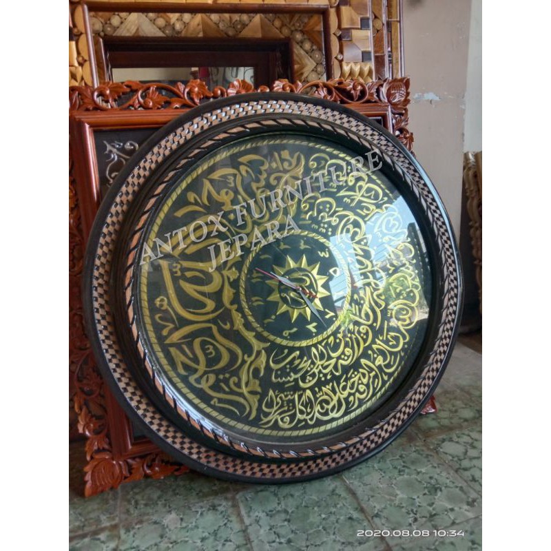 jam dinding mebel Jepara