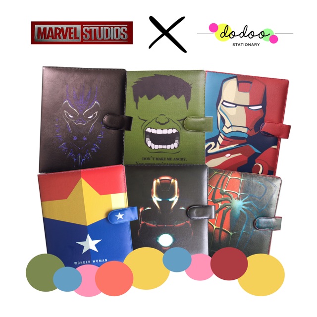 

BINDER DOFF MARVEL SERIES A5/B5 INCLUDE PAPER AND PEN