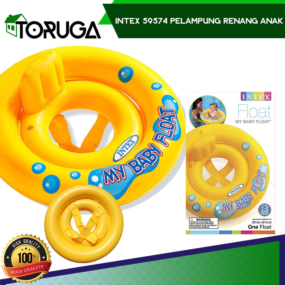 Pelampung Ban Renang INTEX Anak Bayi Swimming Berenang - My Baby Float 59574