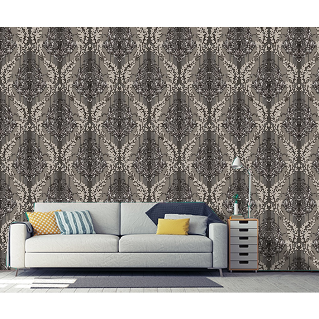 Wallpaper Stiker Dinding Polos Wallpaper Dinding Shabby 45Cm X 10M Wallstiker Wallpaper Dinding 3D-CY1077