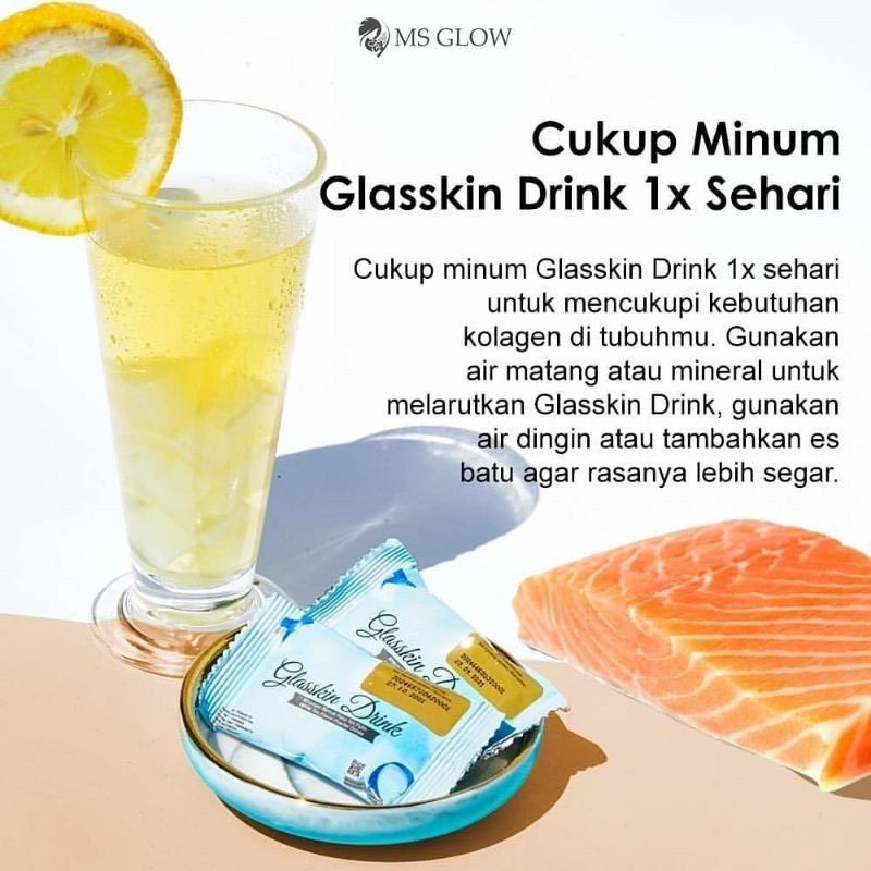 Glasskin Drink Ms Glow Ecer Sachet