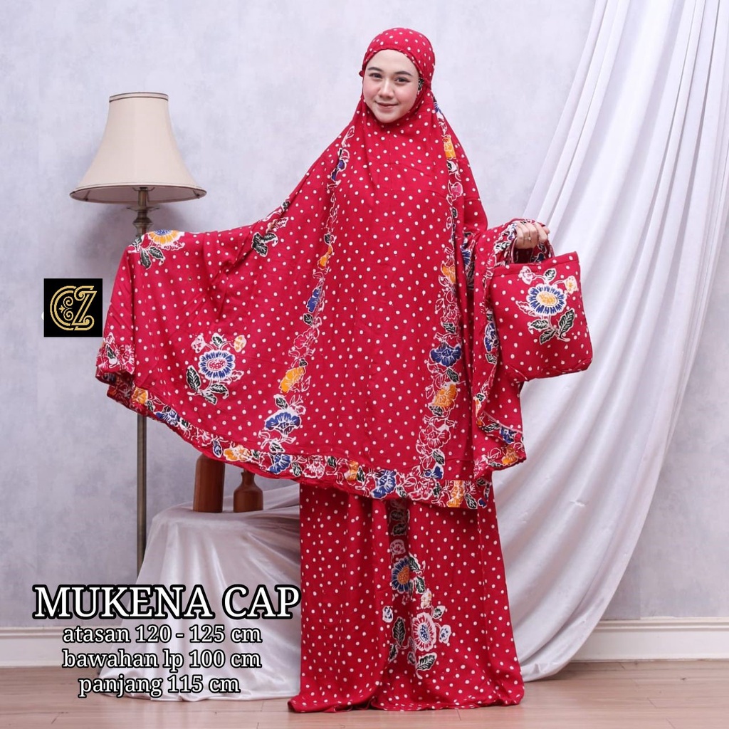 Mukena Setelan Batik Asli Pekalongan Rayon Adem 58 / Coza Batik