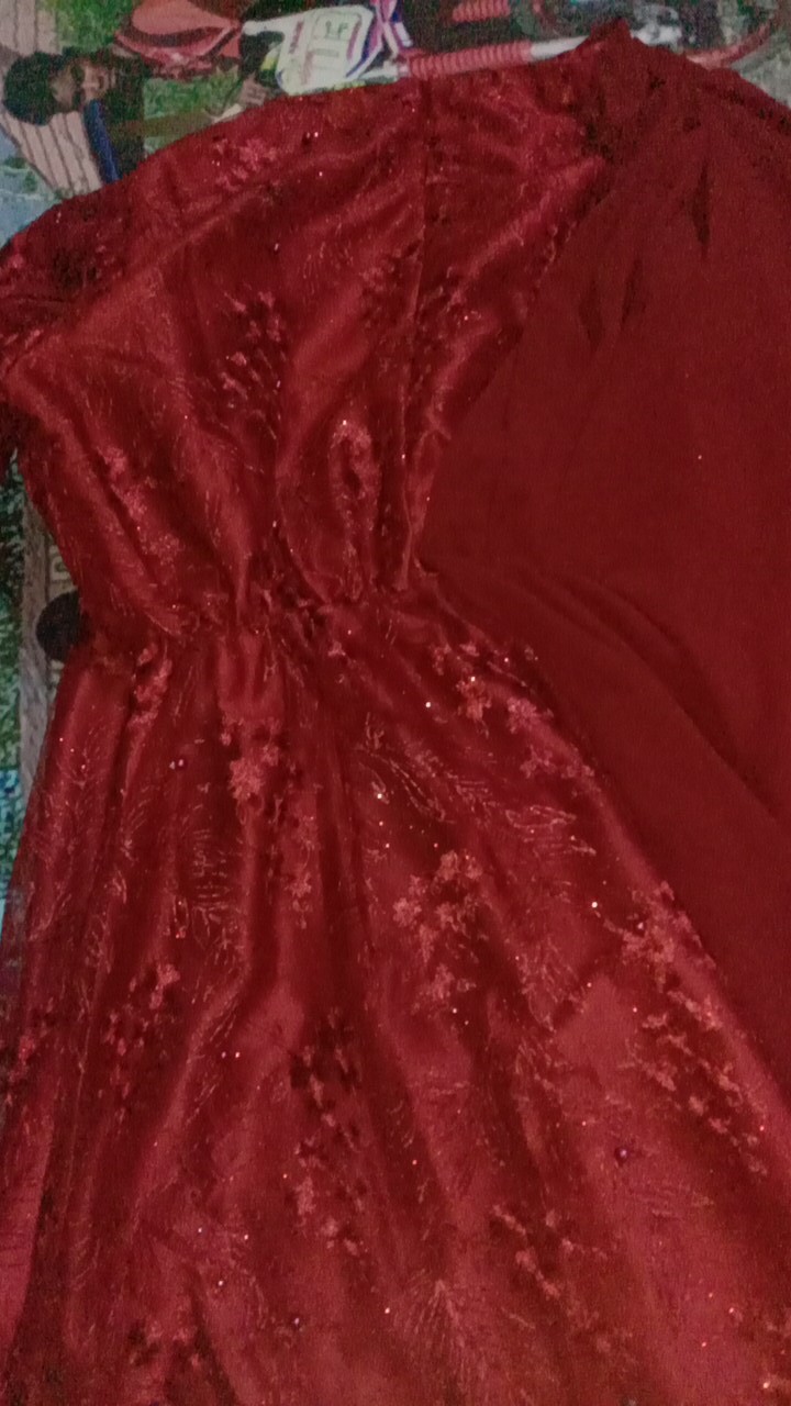 (promo) Nayaka Batik - Maxi Dress Syakila Mutiara | Gamis Brukat | Baju Lebaran | Maxi Farasya #2