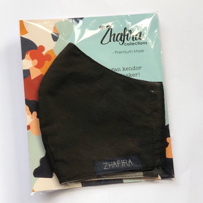 Masker kain duckbill 3lapis warna hitam,anti iritasi,anti sesak,antibakter
