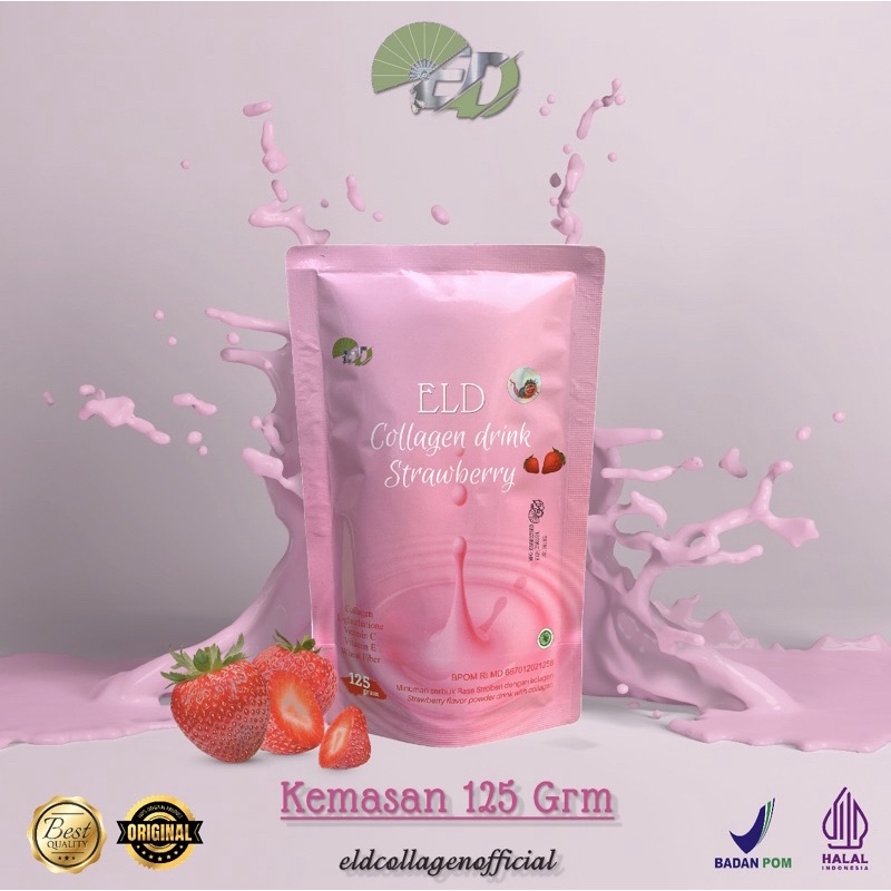 ELD COLLAGEN Putih dan Langsing Viral ( ukuran 125 gram ) Free Gift