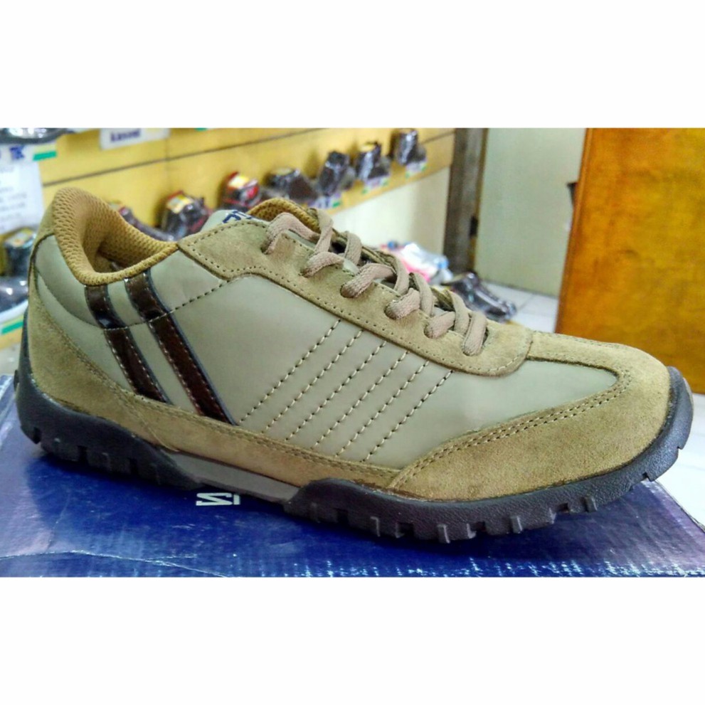 PROMO NO 37 SPOTEC BLITZ BROWN Sepatu Pria Casual Sneakers Kets