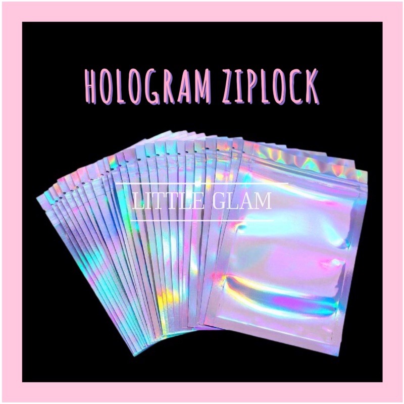 Hologram Ziplock/ziplock Alumunium Foil/pouch Zip Lock Hologram Packing/holographic Ziplock Laser