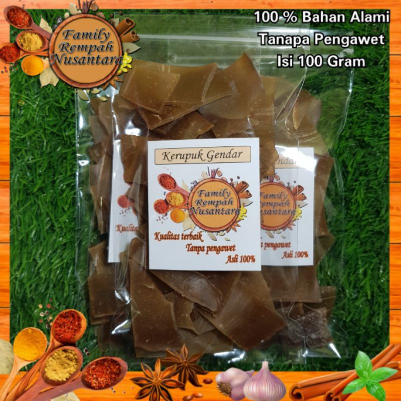 

Kerupuk gendar asli isi 100 gram kualitas premium