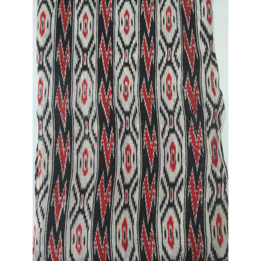 Kain Sutra Meteran Tenun Tangan Motif X Co' Bo' Bugis Aneka Warna
