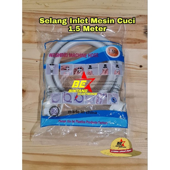 Selang Inlet 1.5 Meter Slang Inled Masuk Air Mesin Cuci All Merk 1,5 M