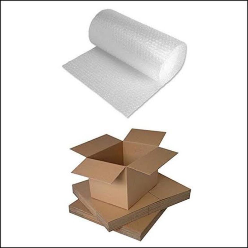 

Extra Bubble Wrap dan Kardus