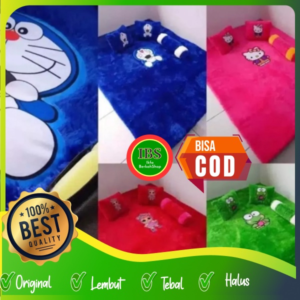 Surpet Kasur Bulu Tebal Karakter  Karpet Bulu Murah Surpet Karakter