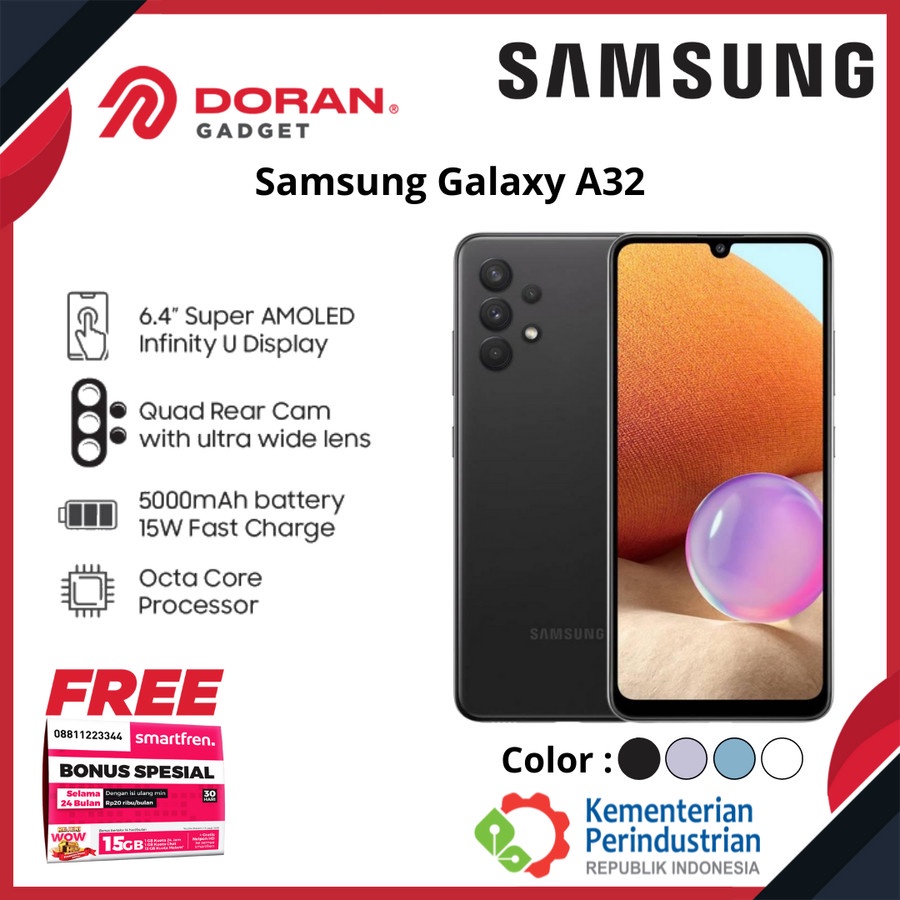 Samsung Galaxy A32 6/128GB - 8/128 Garansi Resmi SEIN