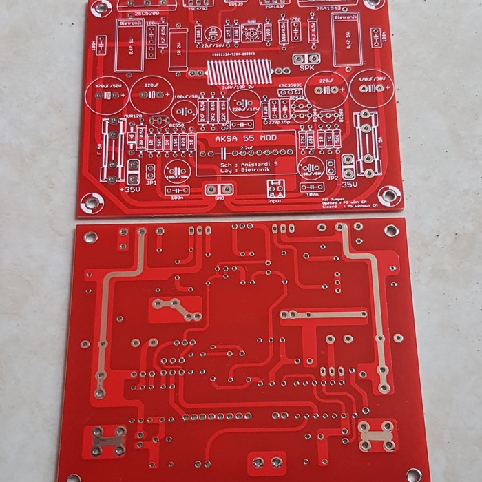 PCB AKSA 55 MOD Amp