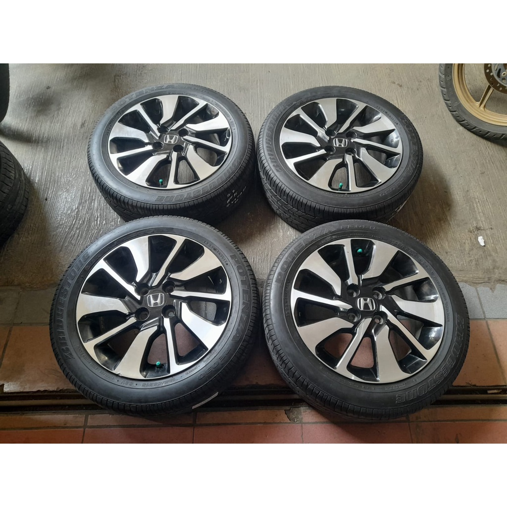 Velg Bekas Murah Standar Brio Rs Ring 15 Pcd 4x100 + Ban