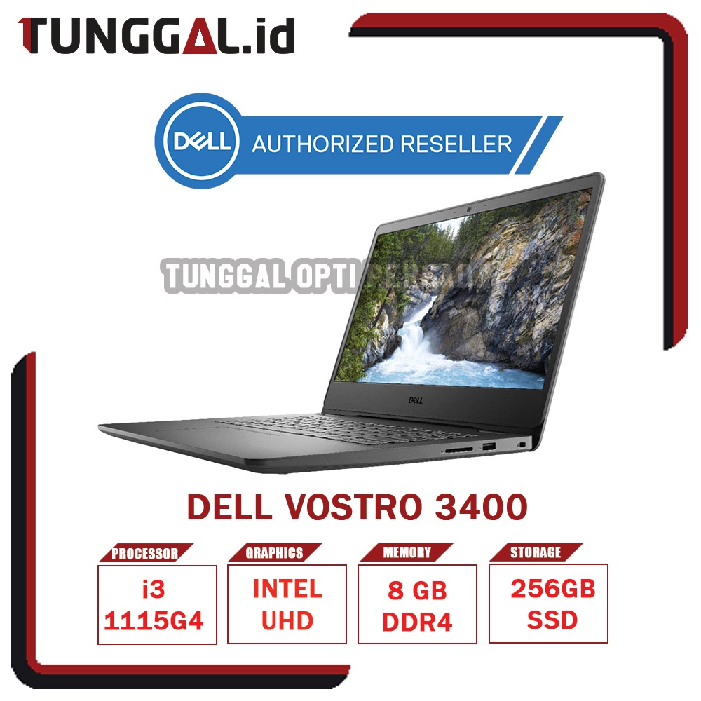 DELL VOSTRO 3400 Core i3-1115G4 8GB 256GB SSD 14" HD W11 OHS